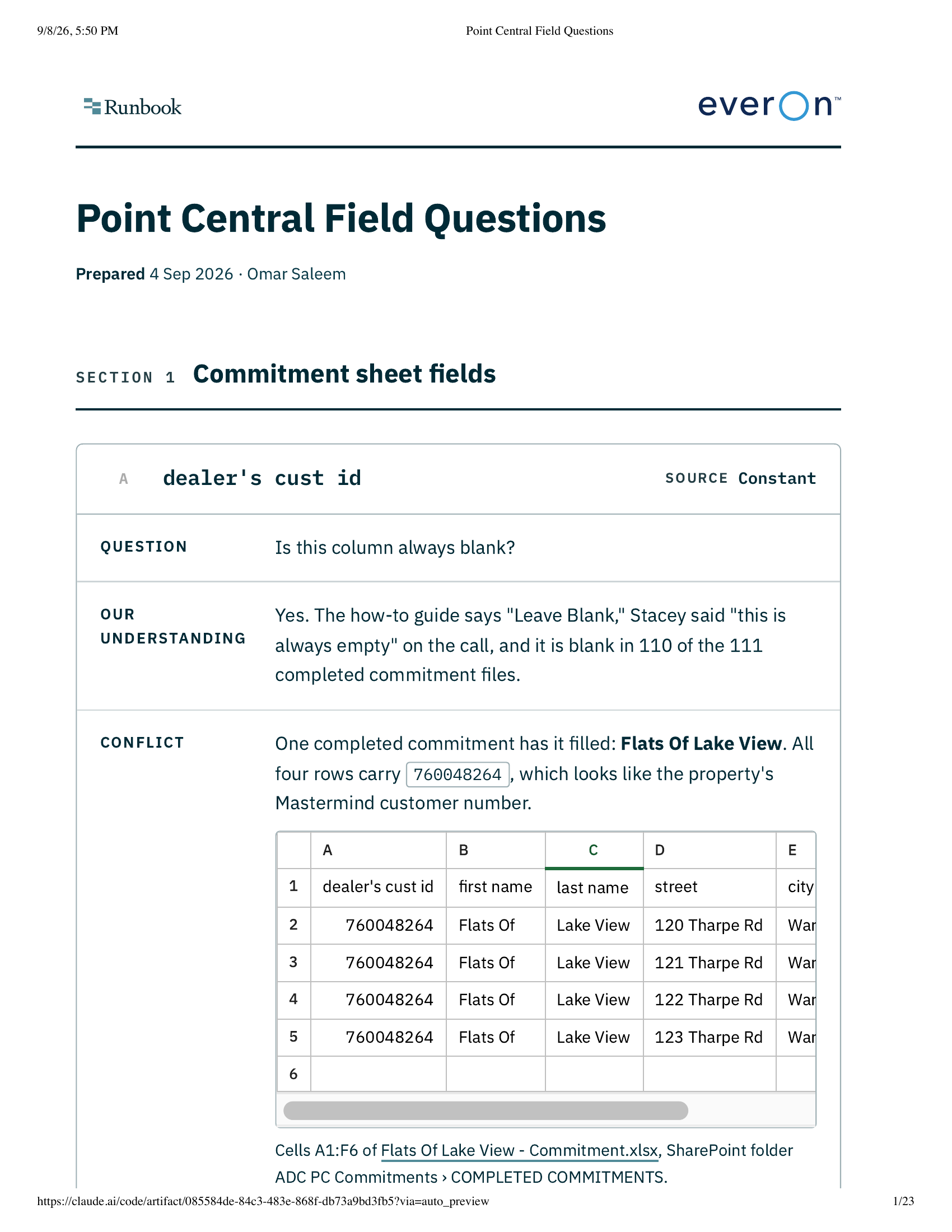 Page 1: template and title